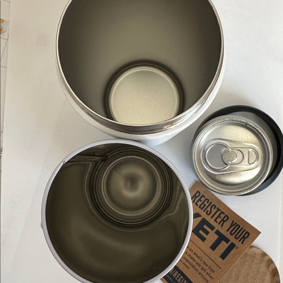 Limited Edition White Claw Yeti Can Cooler with Stash Can - Picture 7 of 8